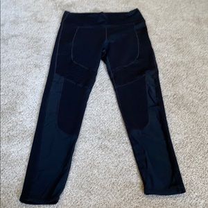 Fabletics Leggings with sheer legs and pattern